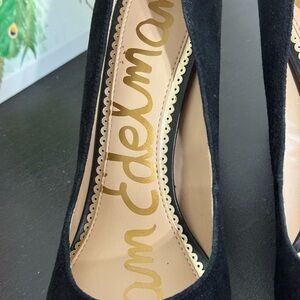 Sam Edelman Black Pumps Block Heel 7
